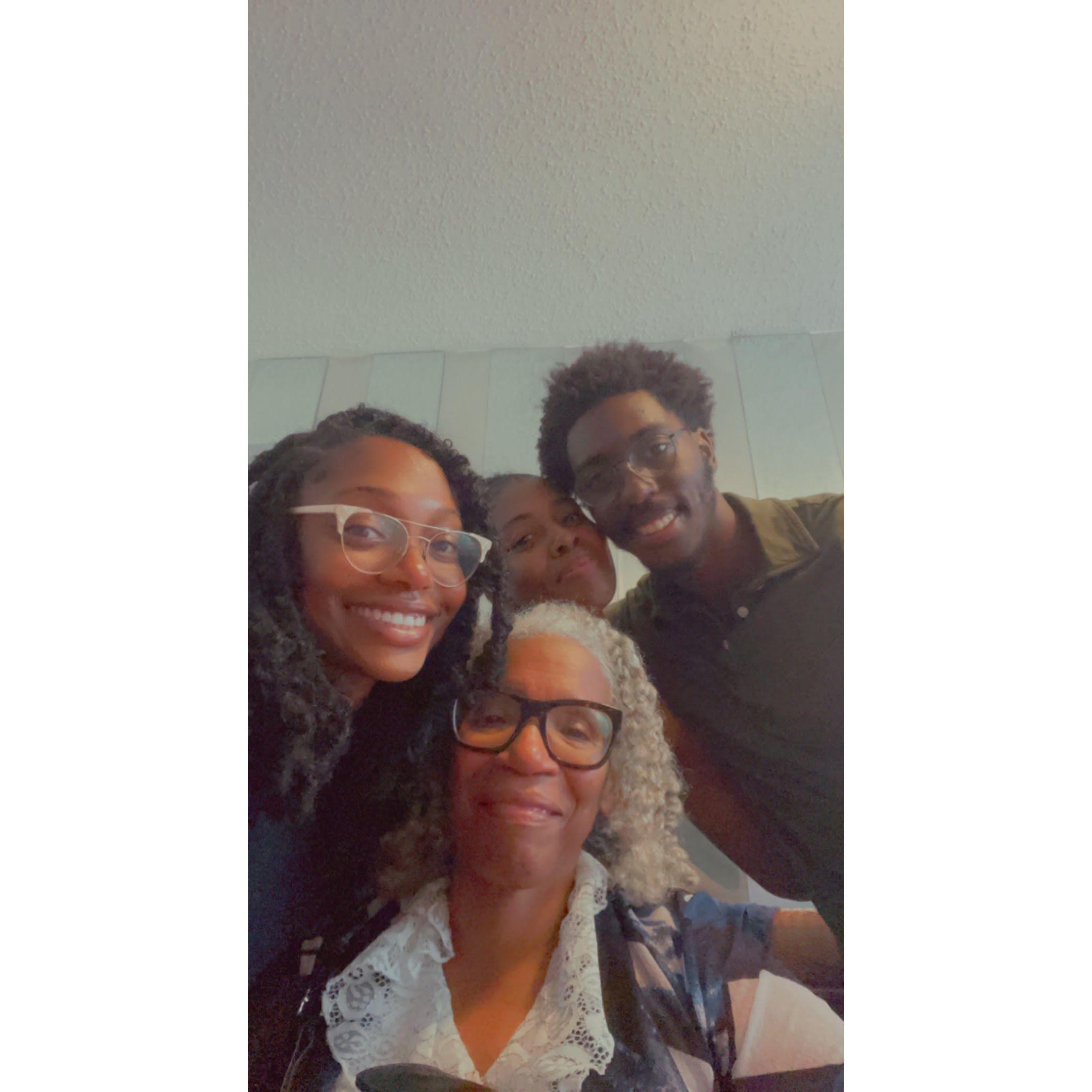 The day our families all met each other 