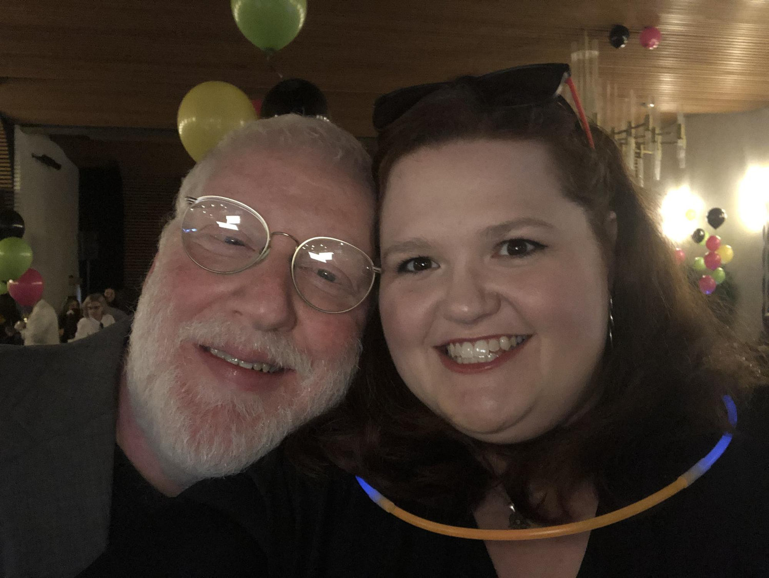 At a bar mitzvah at Temple Israel of Greater Miami (2019)