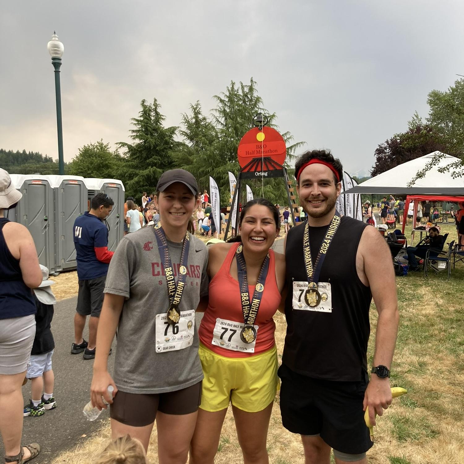 July 2024: Amanda and Isabel's first half marathon!