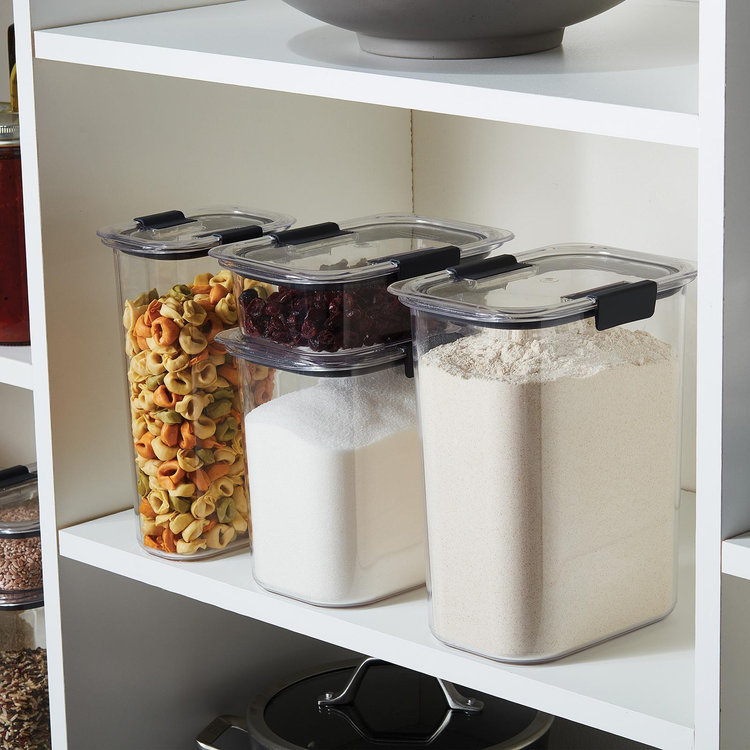 Rubbermaid, Brilliance Pantry 8-Piece Food Storage Container Set