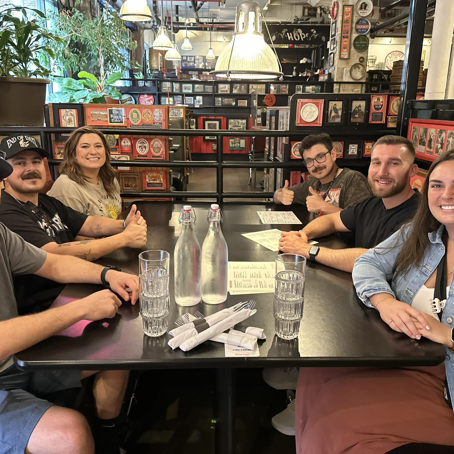 Celebrating the Shackman brothers' 30th birthday (both are Groomsmen) in Seattle