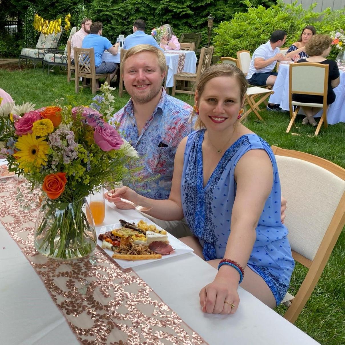 A beautiful day -- our D.C. engagement party! (2021)