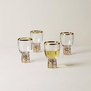 Tuscany Classics Gold Frost Wine Glass, Set of 4