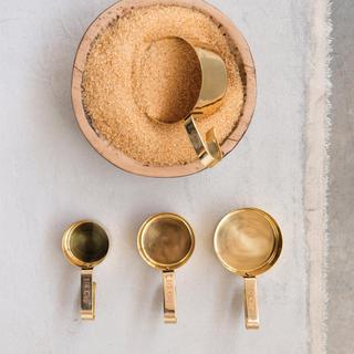 Gatherings Brass Measuring Cup Set