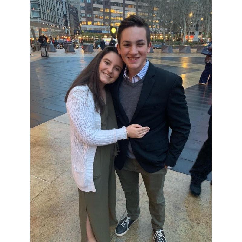The earliest picture we have together! Outside The Met in NYC