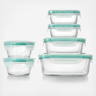 Good Grips 12-Piece Smart Seal Glass Container Set