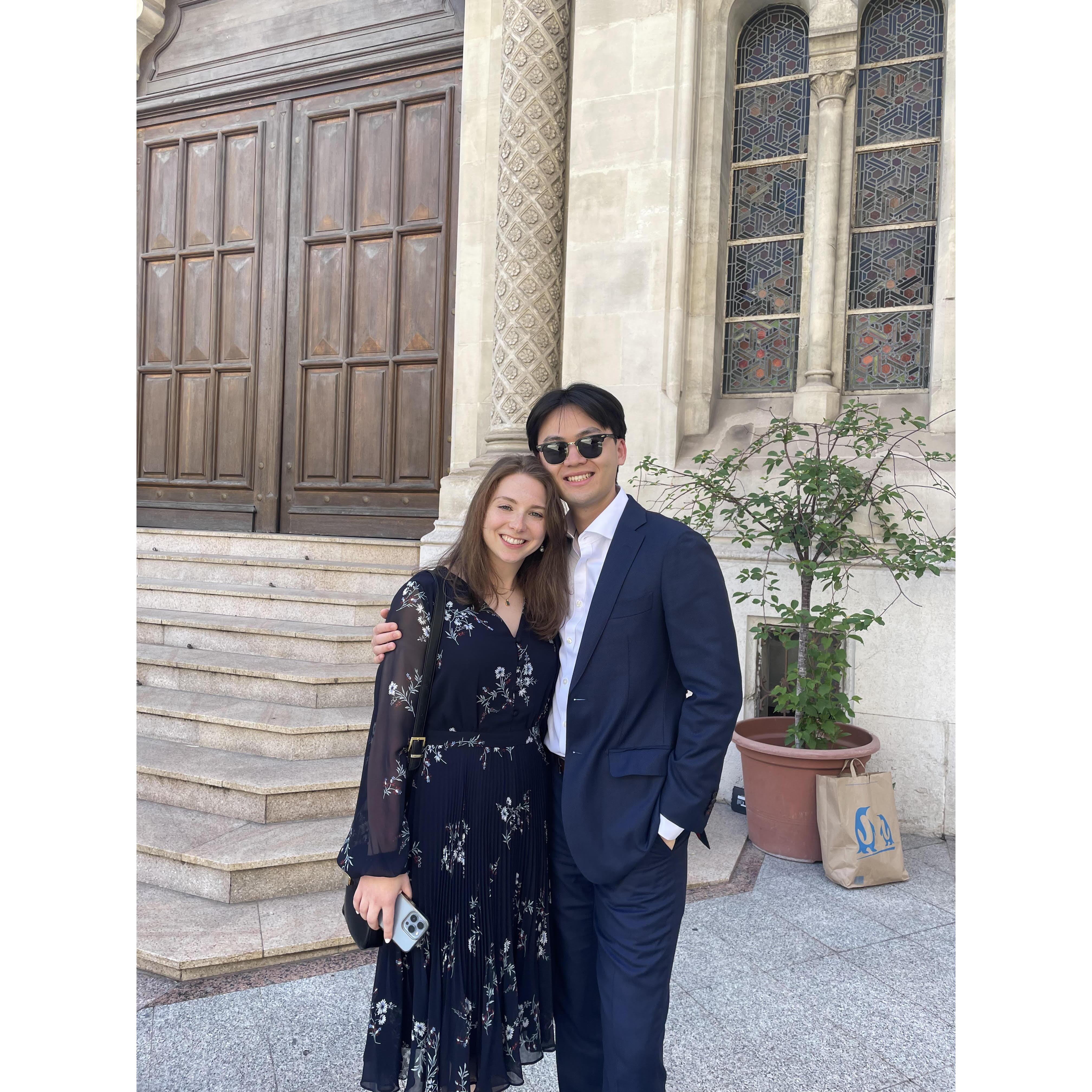 Conway's first trip to visit Emily's family in Marseille