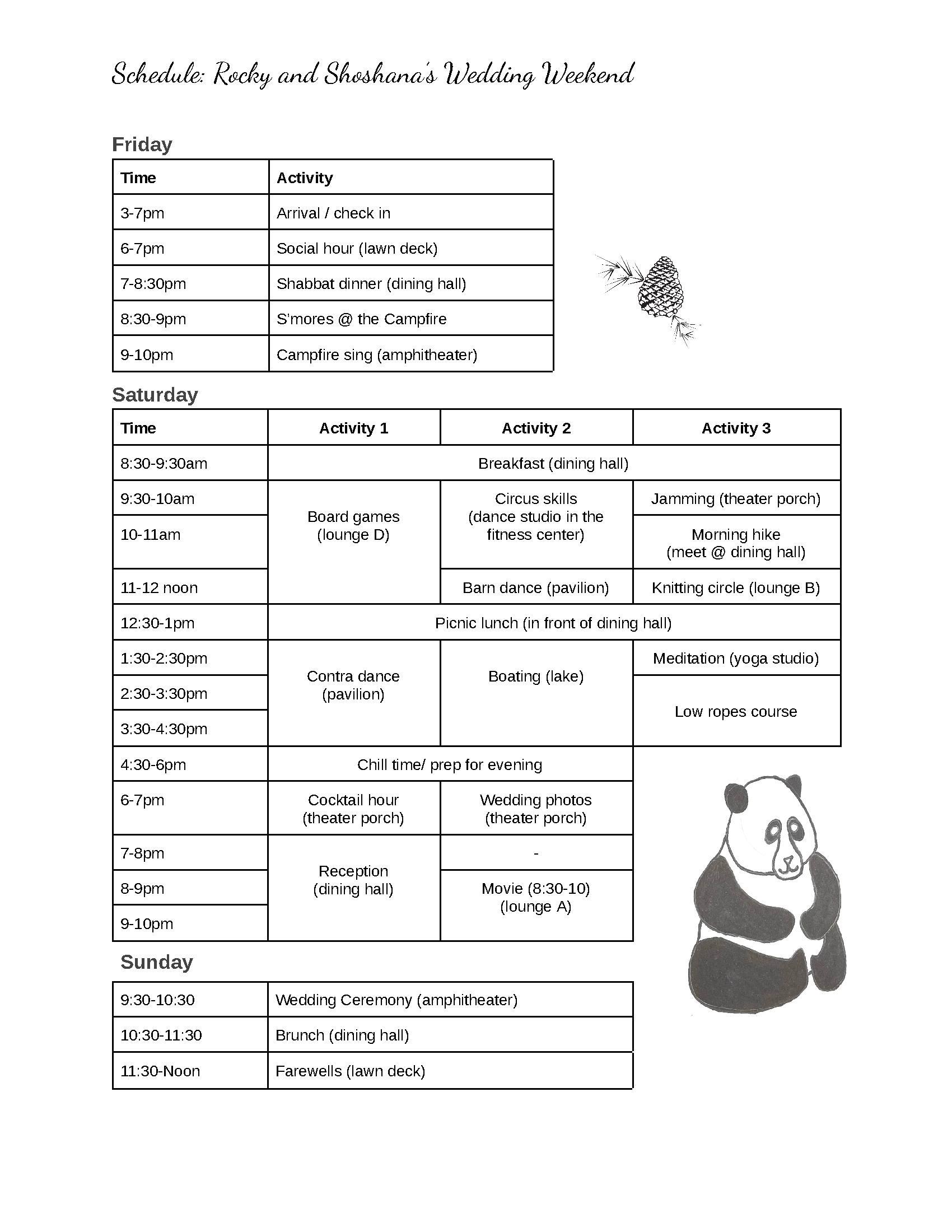 The Wedding Website of Shoshana Silverman and Rocky Marcus