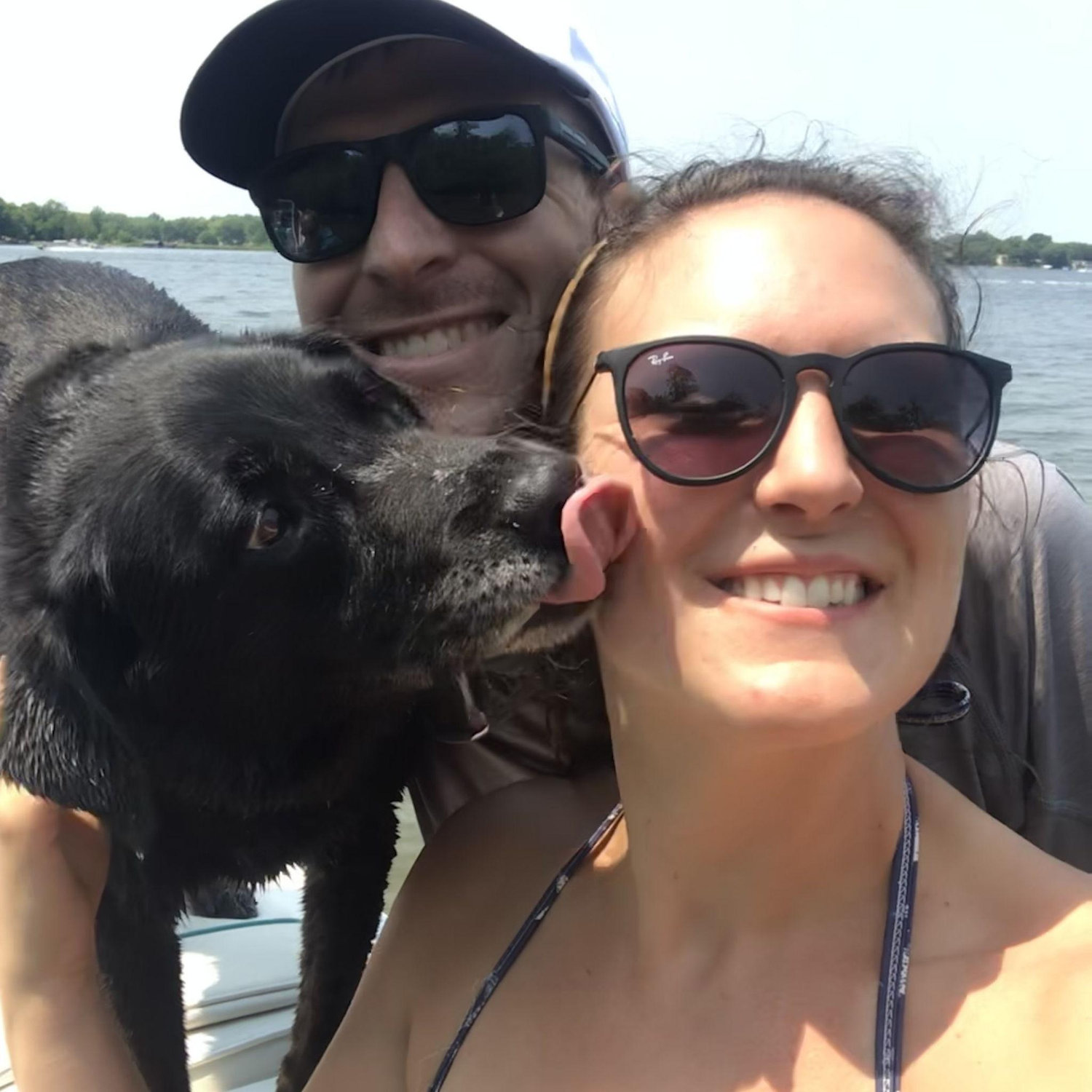 Boating with Morgy poo