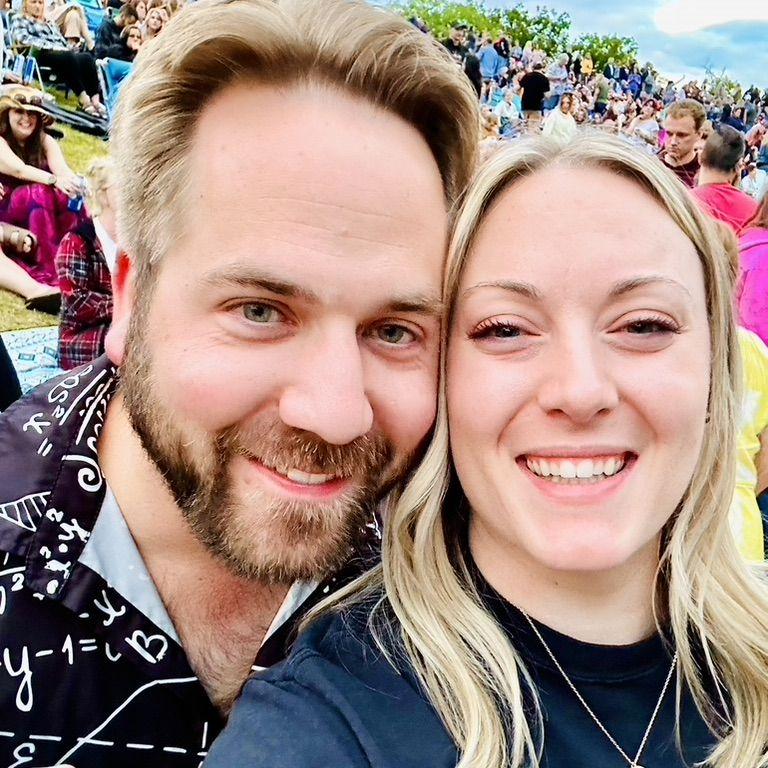 Our first concert together! Hootie with family!