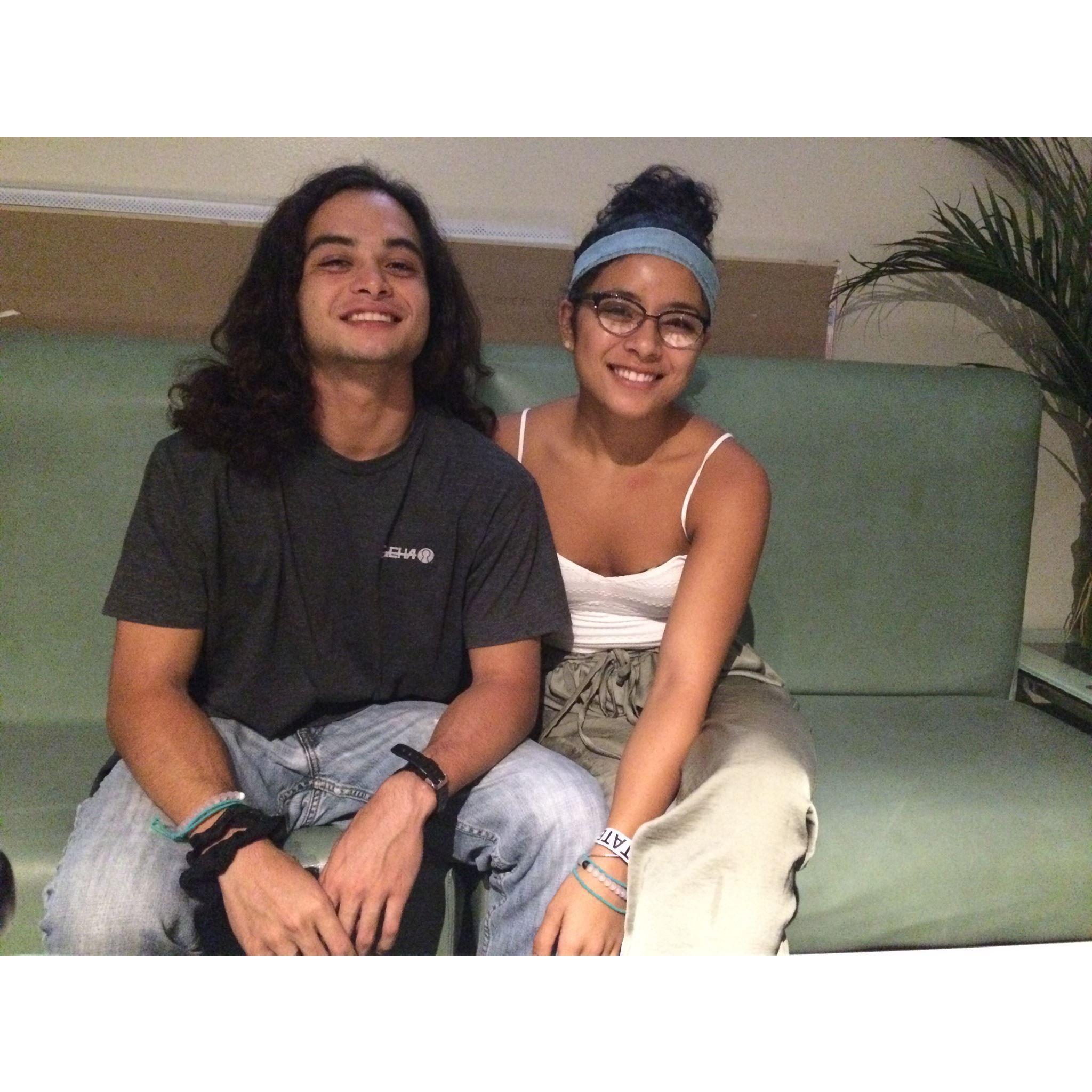 'Ekolu with long hair lol - Imua Lounge - 2014