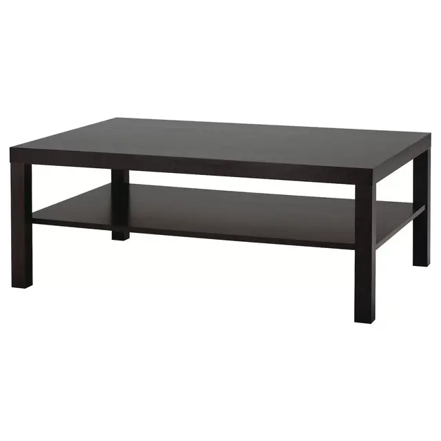 Coffee table, black-brown, 46 1/2x30 3/4 " LACK