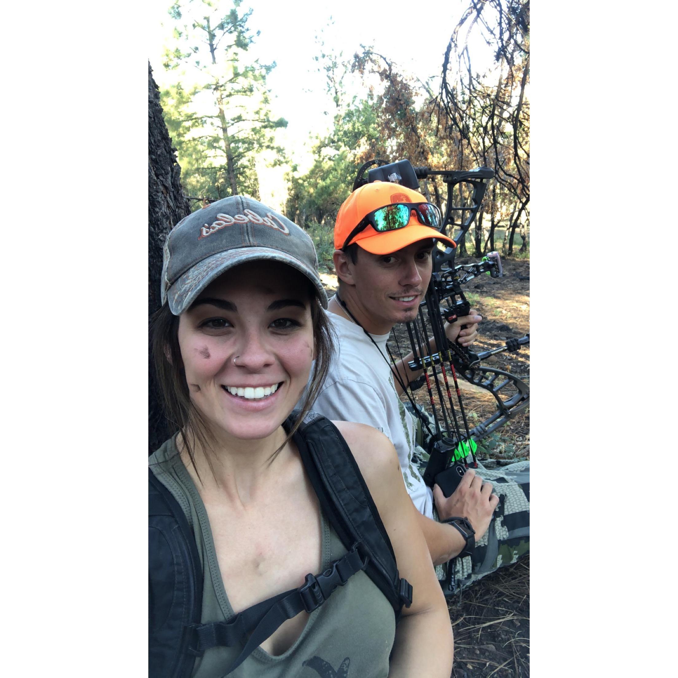 First bow hunting trip! September 2020.