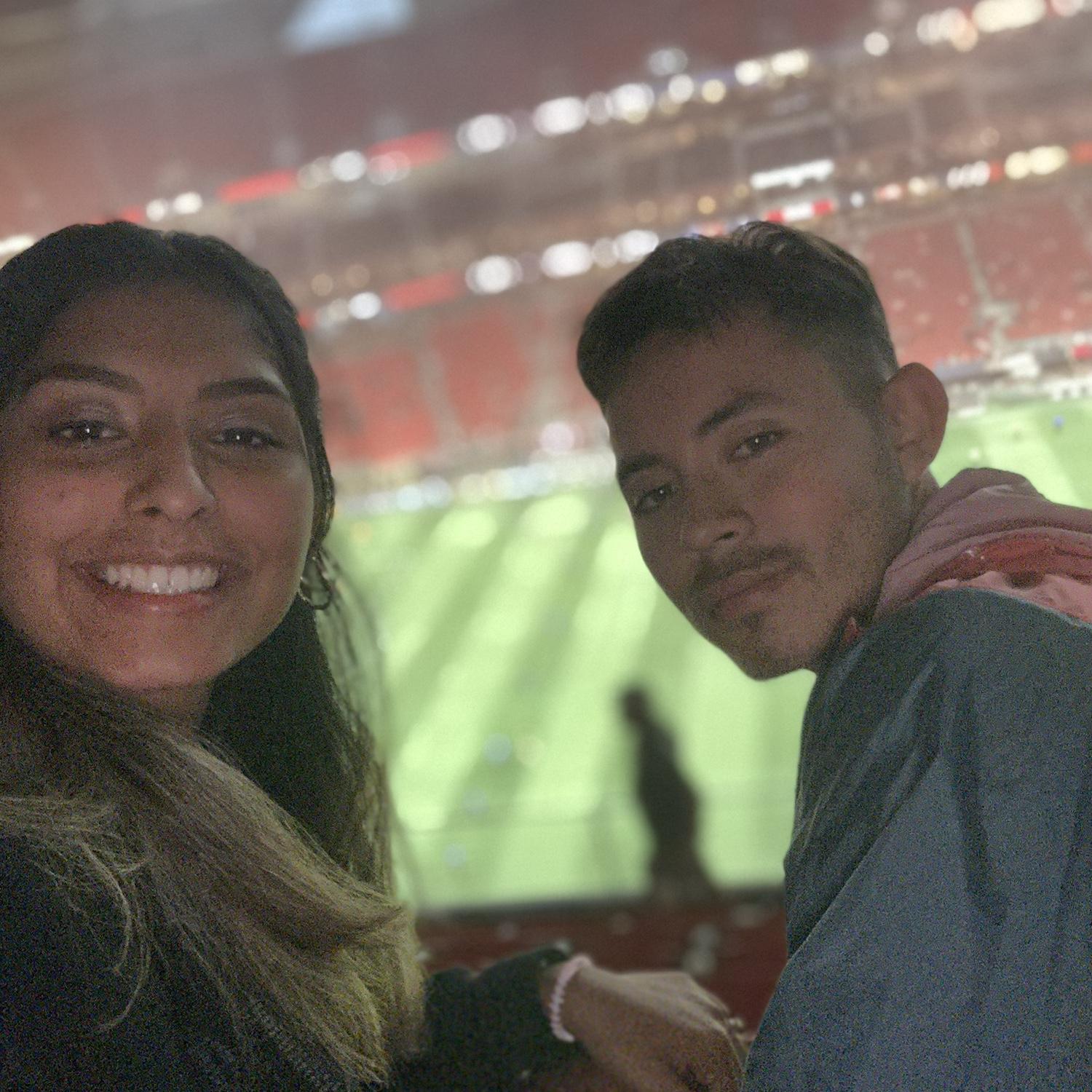 Saw Messi!