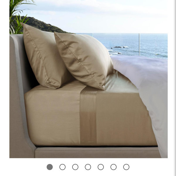 Resort Bamboo Bed Sheets in King Color Stone