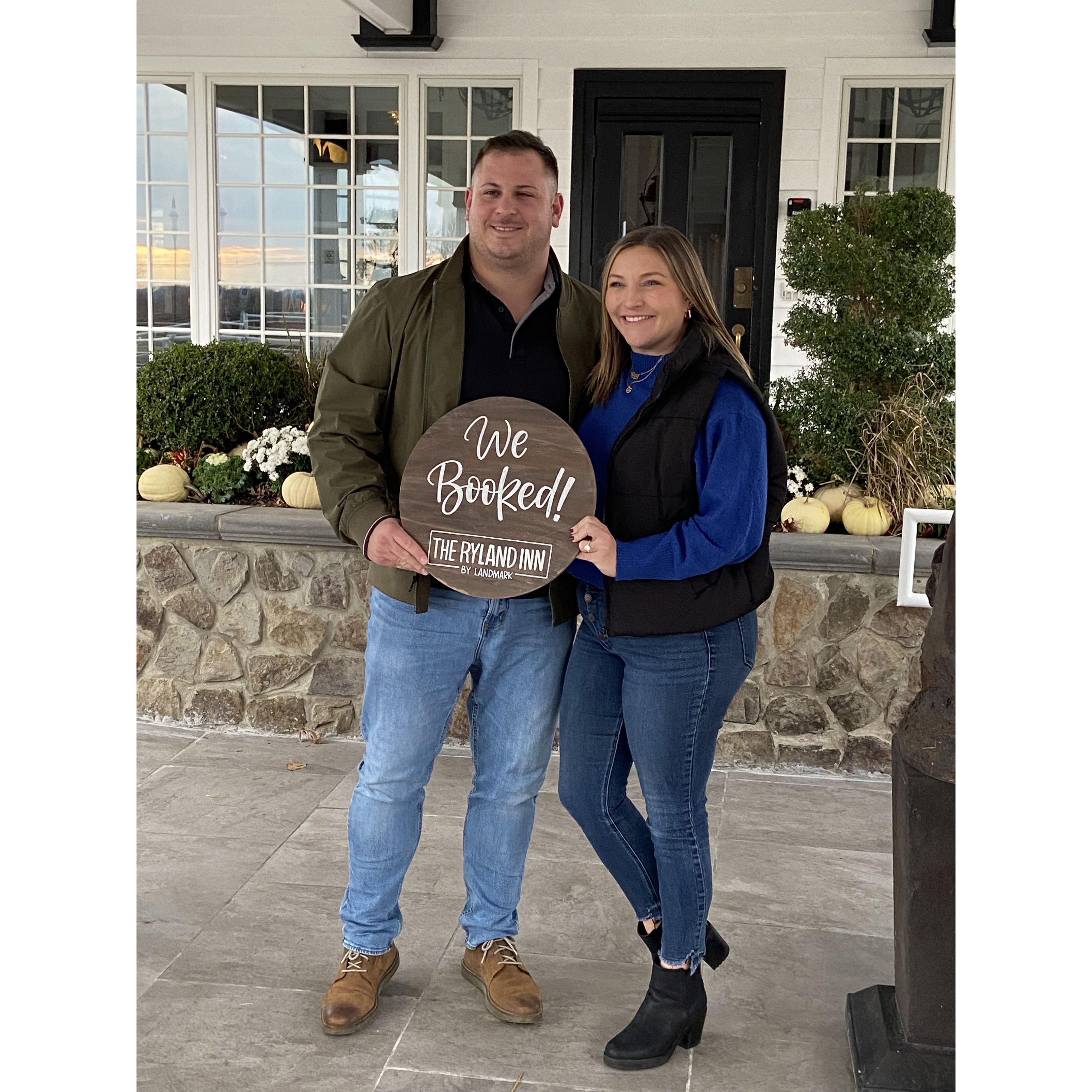 We said "YES!!!!" to the venue ! Can't wait to party the night away with everyone