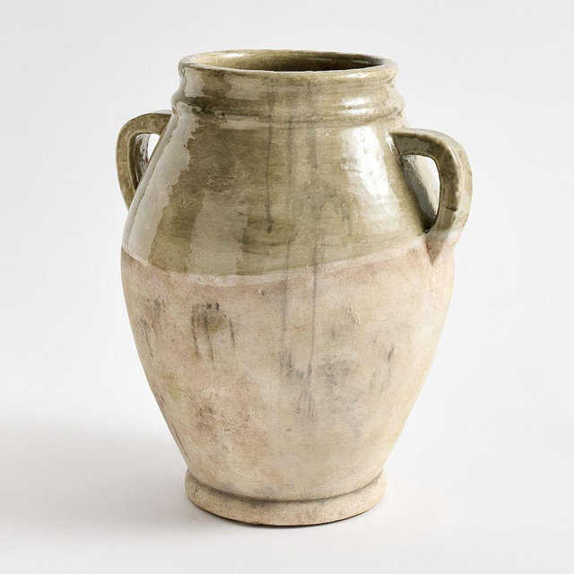 French Pot Vase Sage Green Large
