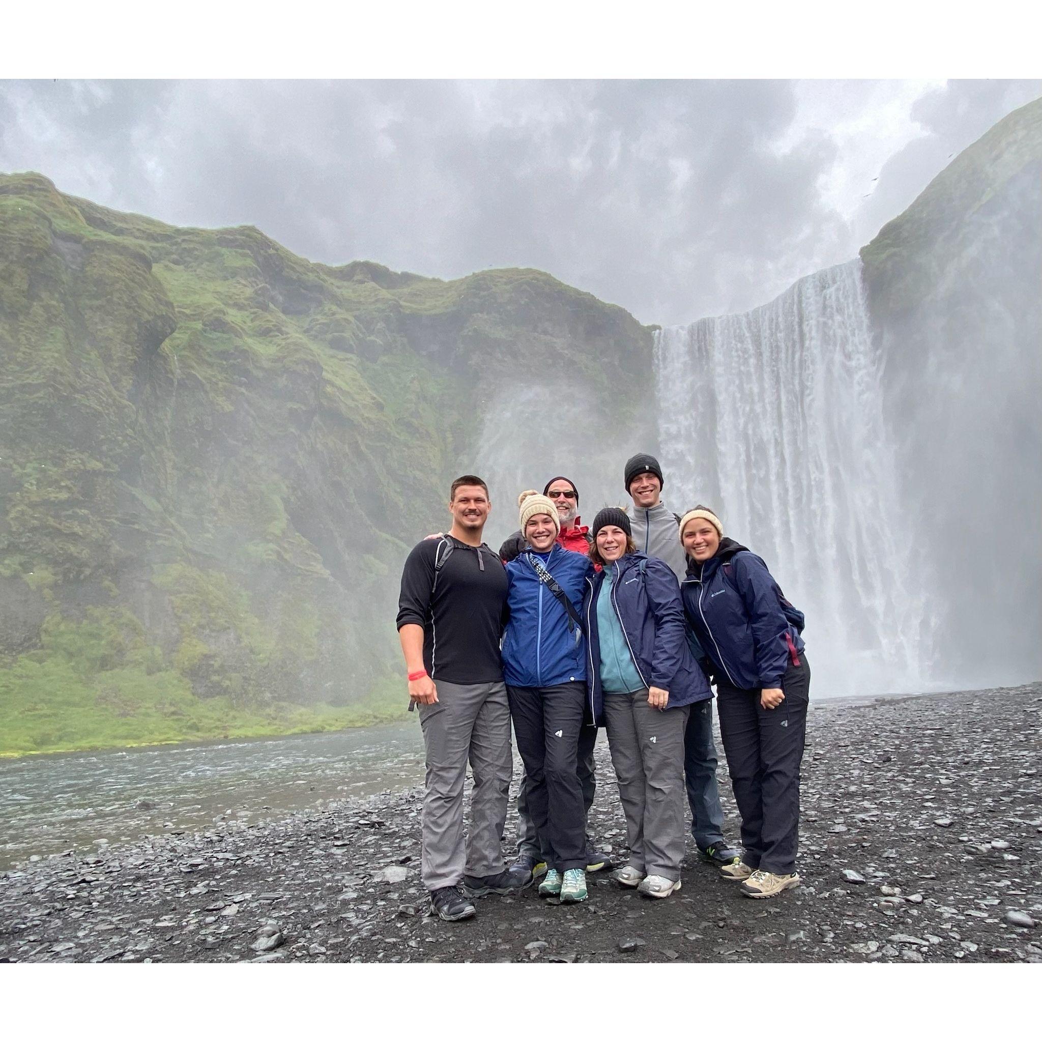 Family trip to Iceland with Walker's family