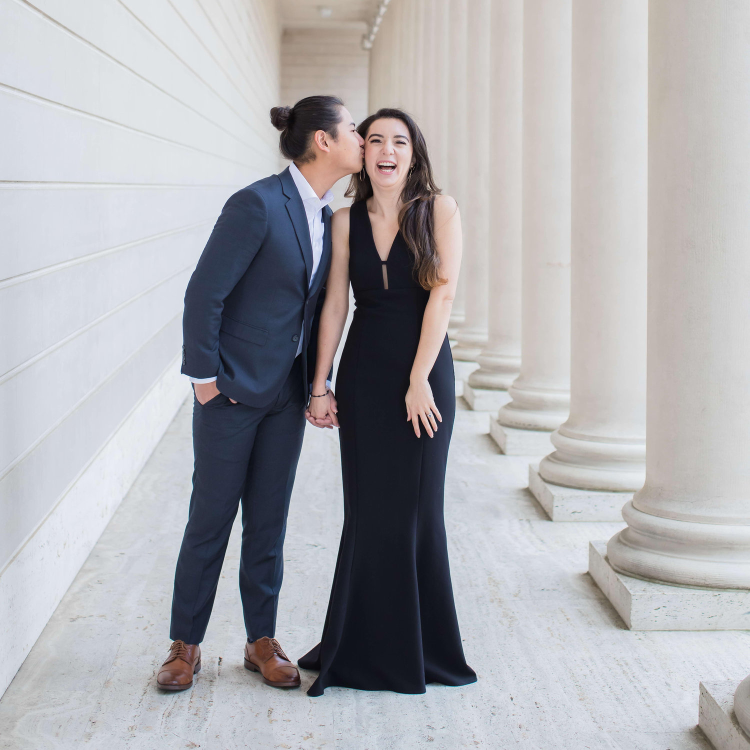 All the giggles during our engagement photo shoot! (November 2021)