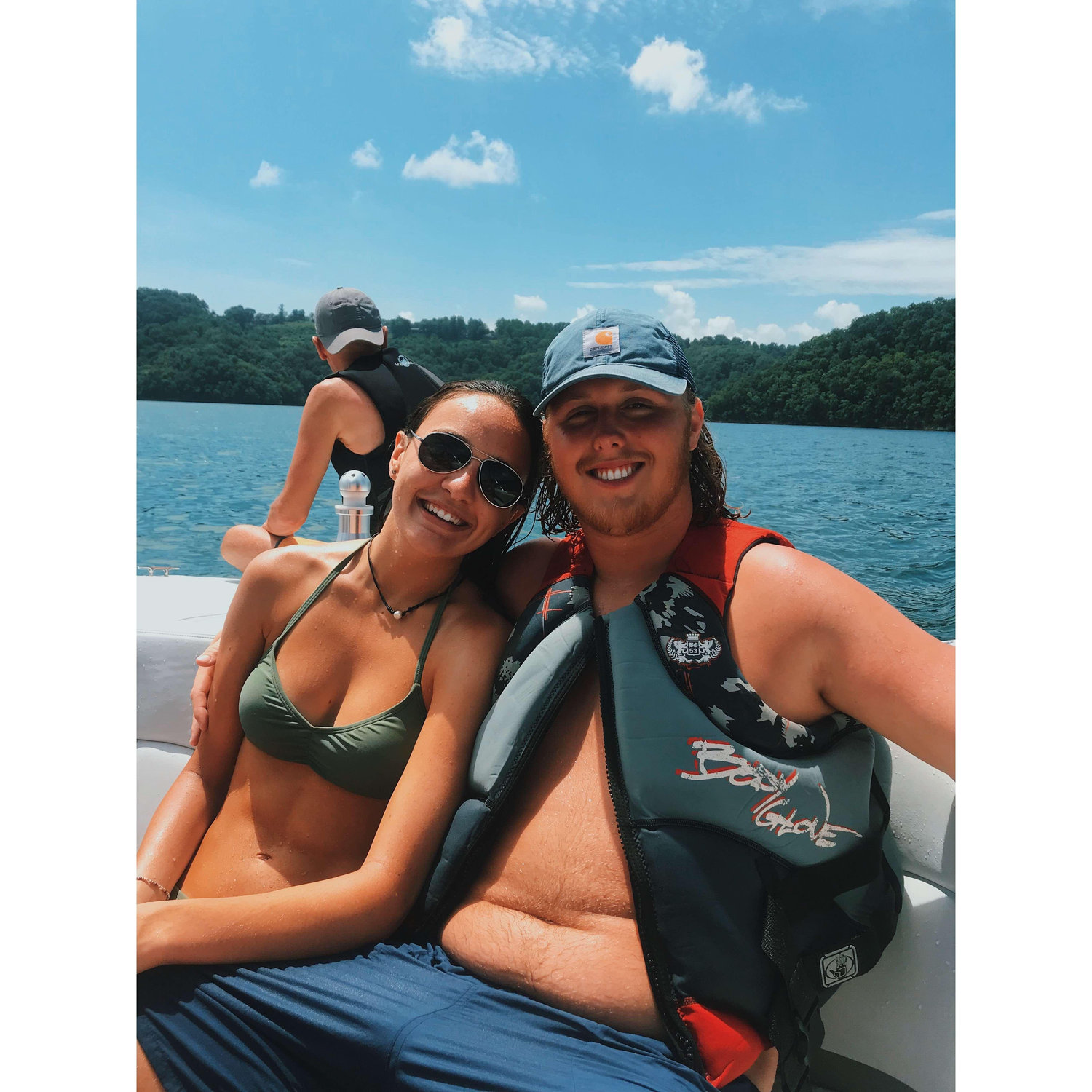 Lake day on Lyle and Sharons boat 2019