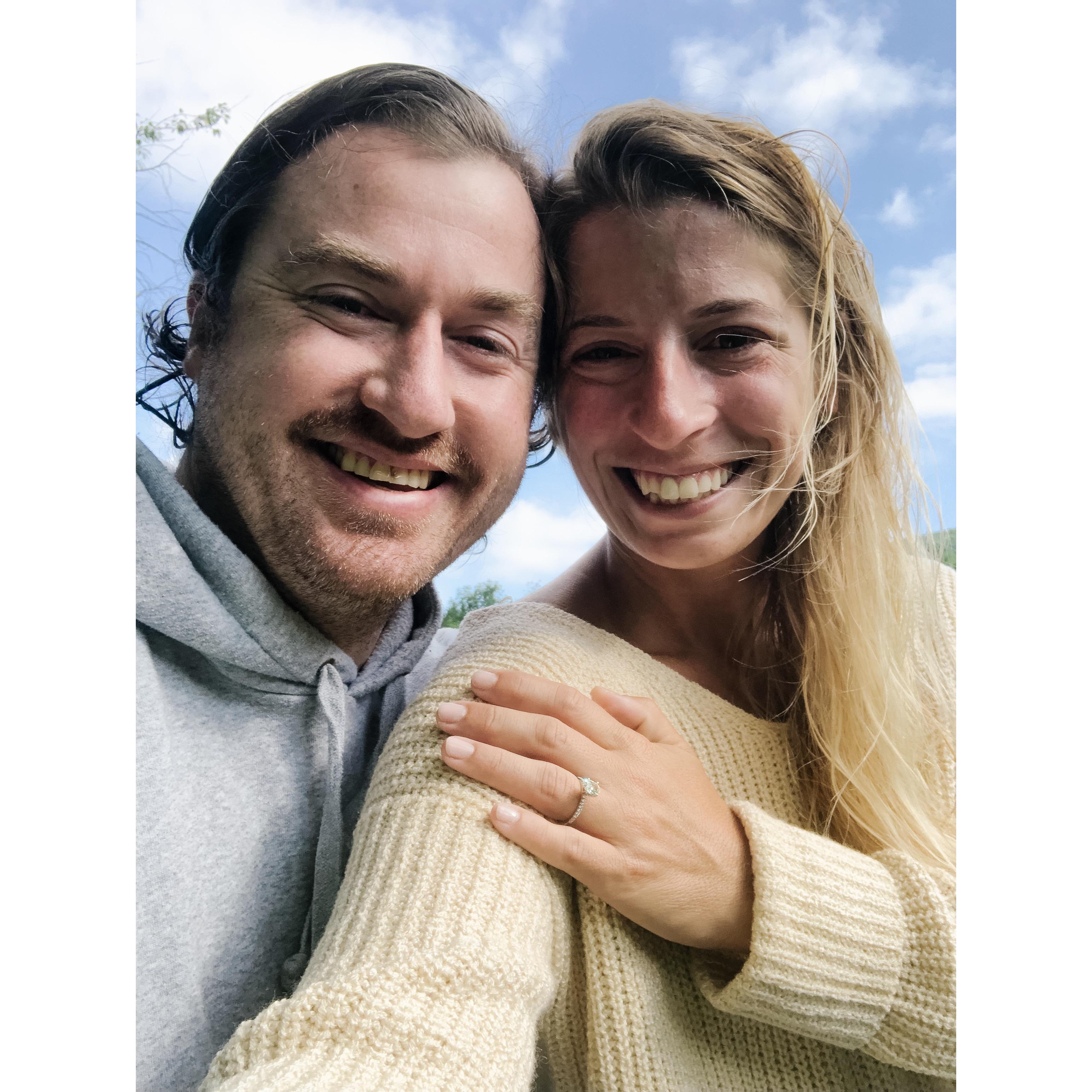 Right after he asked me to marry him!