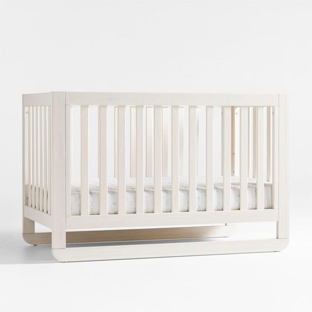 Montauk White Wood Baby Crib by Leanne Ford