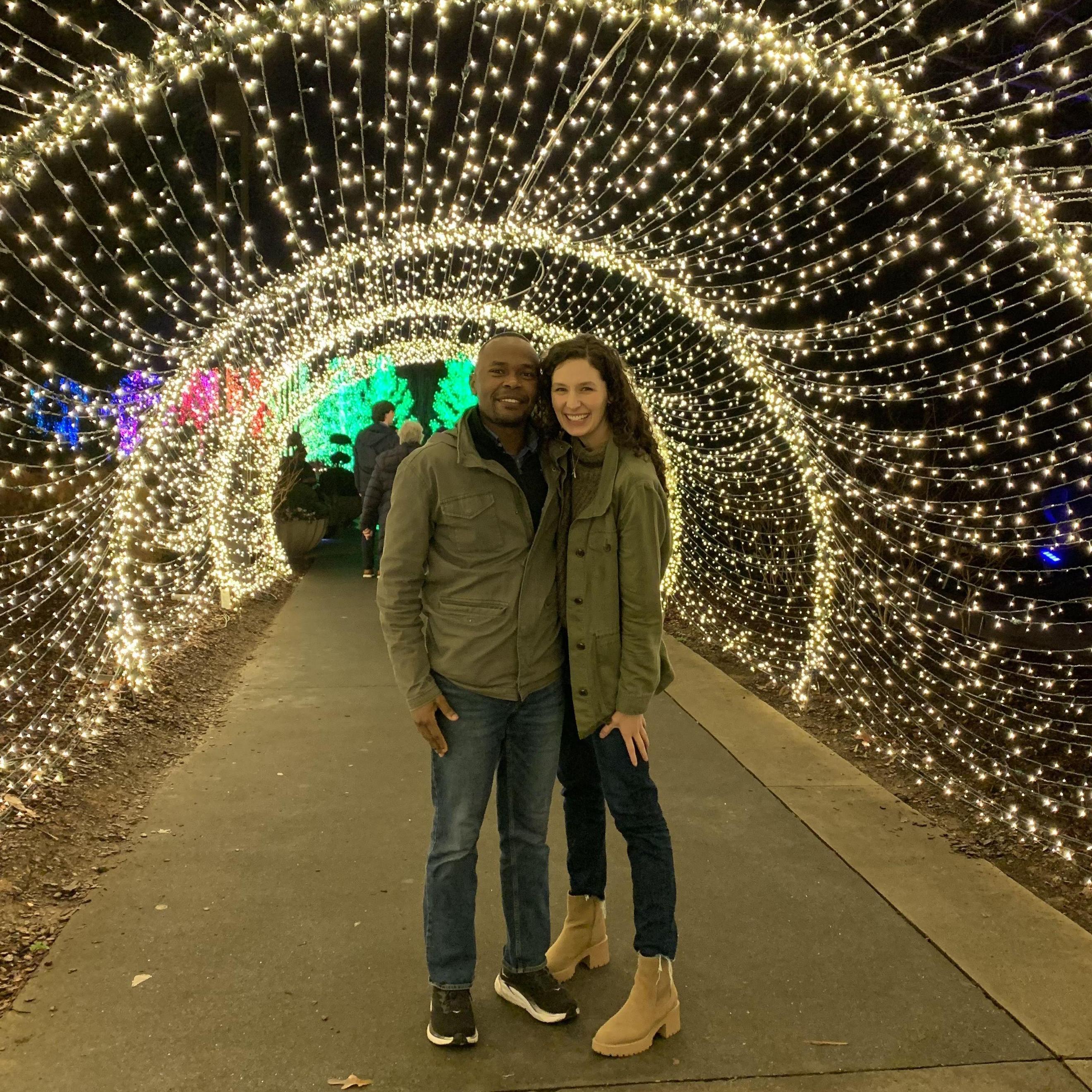 We spent one of Hope's birthdays at the Atlanta Botanical Gardens to see the magical lights!