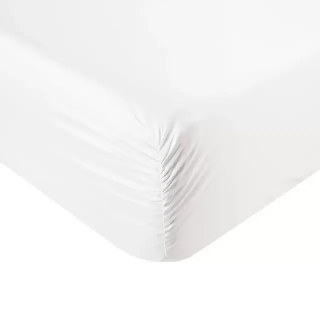 Everhome™ Egyptian Cotton 700-Thread-Count Queen Fitted Sheet in Ivory
