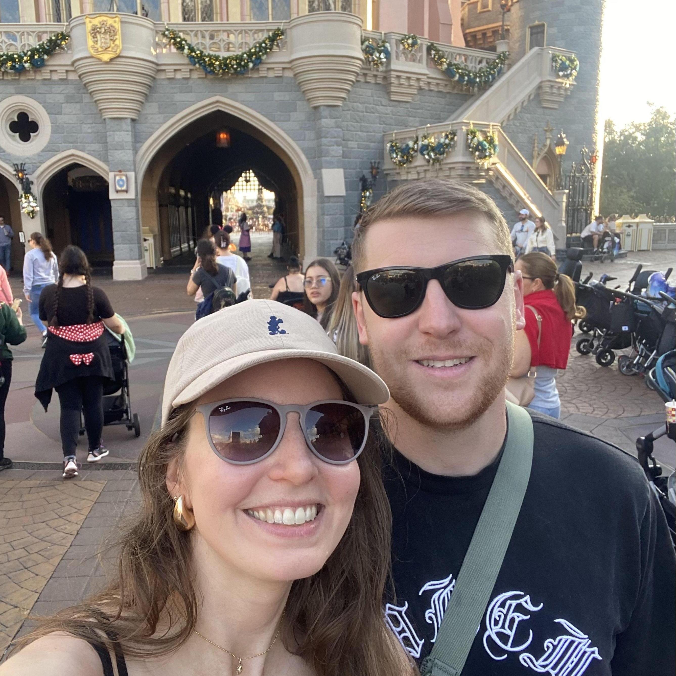 Disney World the day after our engagement