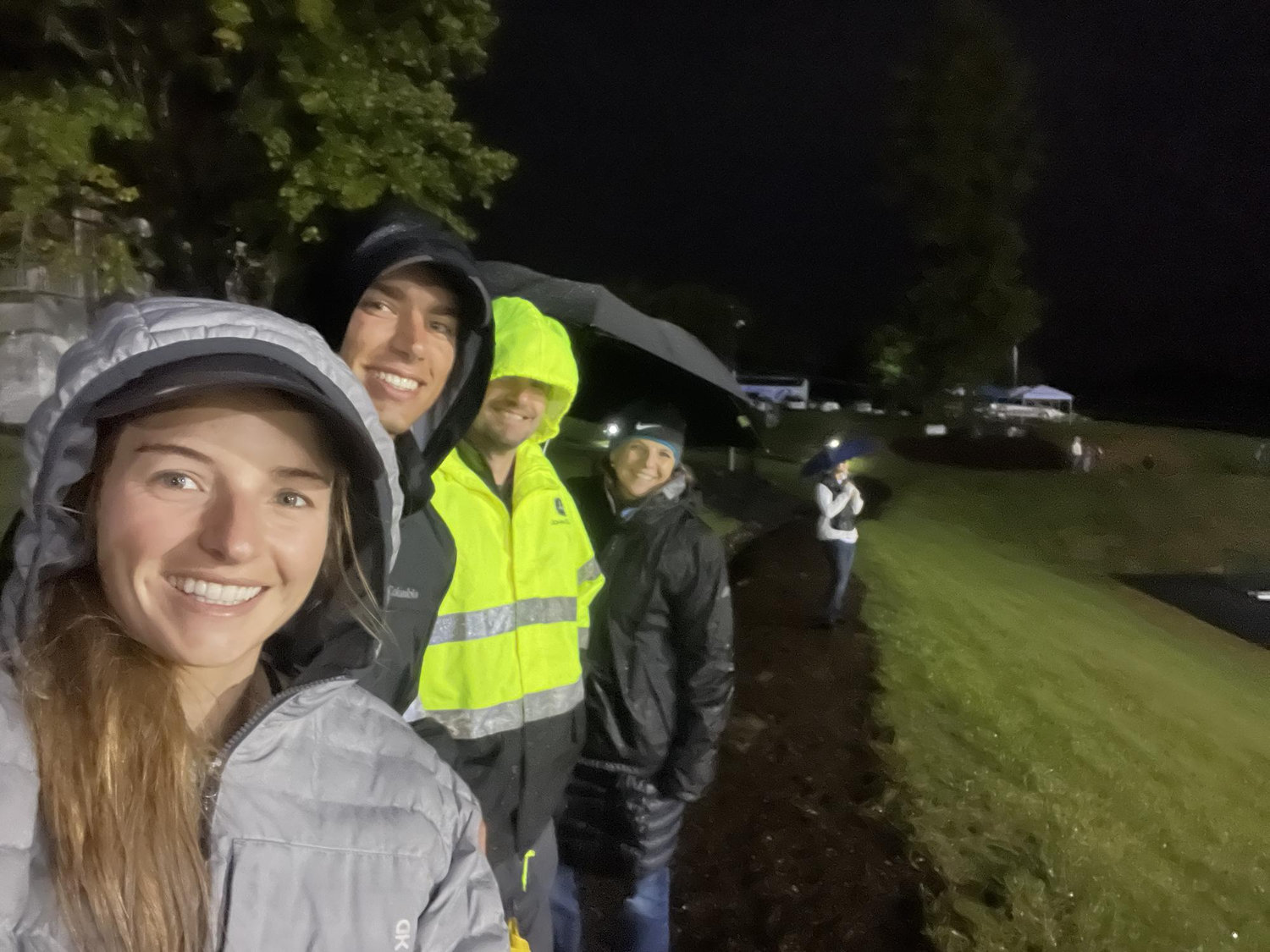 Messiah men's soccer homecoming game with the Ramsey parents