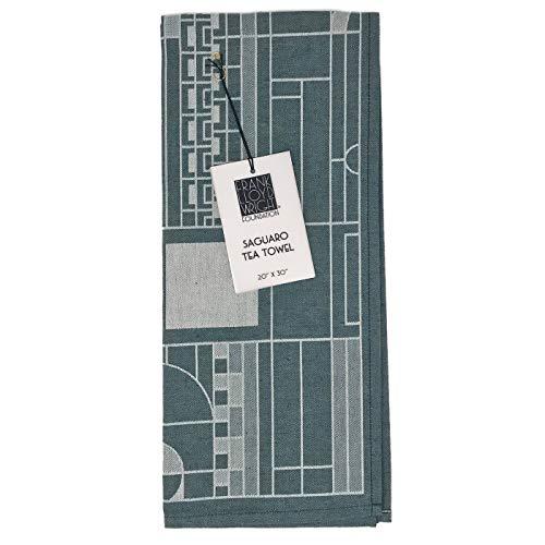 KAF Home Frank Lloyd Wright Woven Jacquard Tea Towel 20 x 30-inch 100-Percent Cotton (Saguaro)