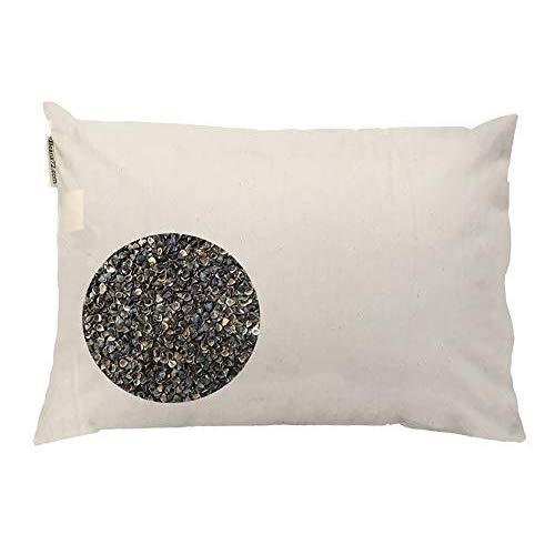 Beans72 Organic Buckwheat Pillow - Japanese Size (14 inches x 20 inches)