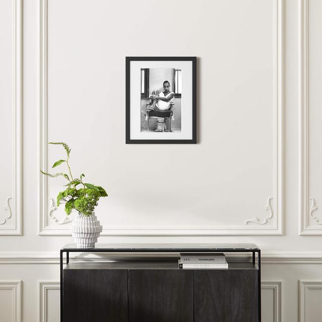 Sade with Black Frame 17.5"x21.5"