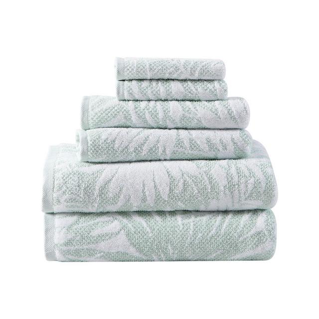 Tommy Bahama Home Lago Palm Cotton Terry 6 Piece Towel Set