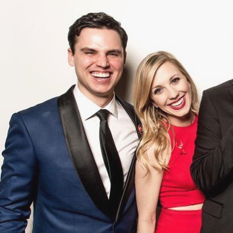 Believe it or not this photo was taken at a gala just hours after Grant and Becca moved into their first home together in OKC.