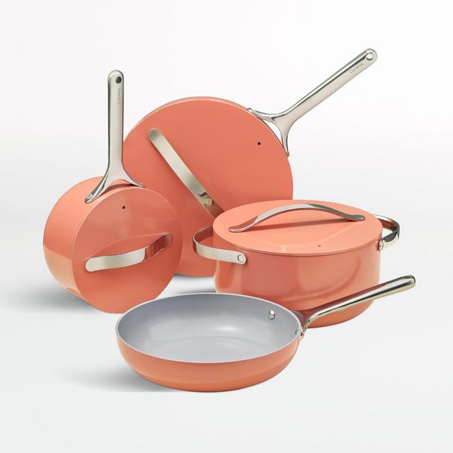 Caraway Home Perracotta Non-Stick Ceramic 7-Pc. Cookware Set