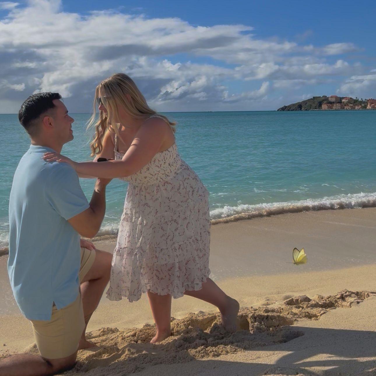 The day she said yes!