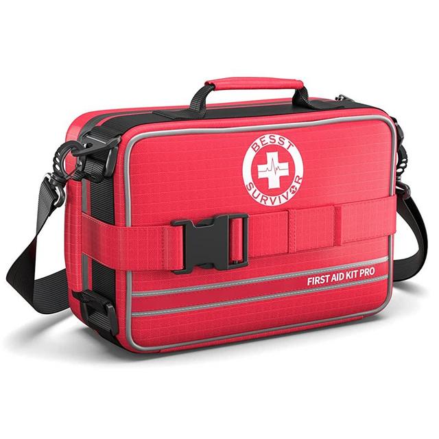 Upgrade Comprehensive First Aid Kits - Premium MOLLE System and Labeled Compartments Trauma Kits, Emergencies Medical Kits for Car, Home, Camping, Sports and Outdoor Emergencies -230 Piece Set