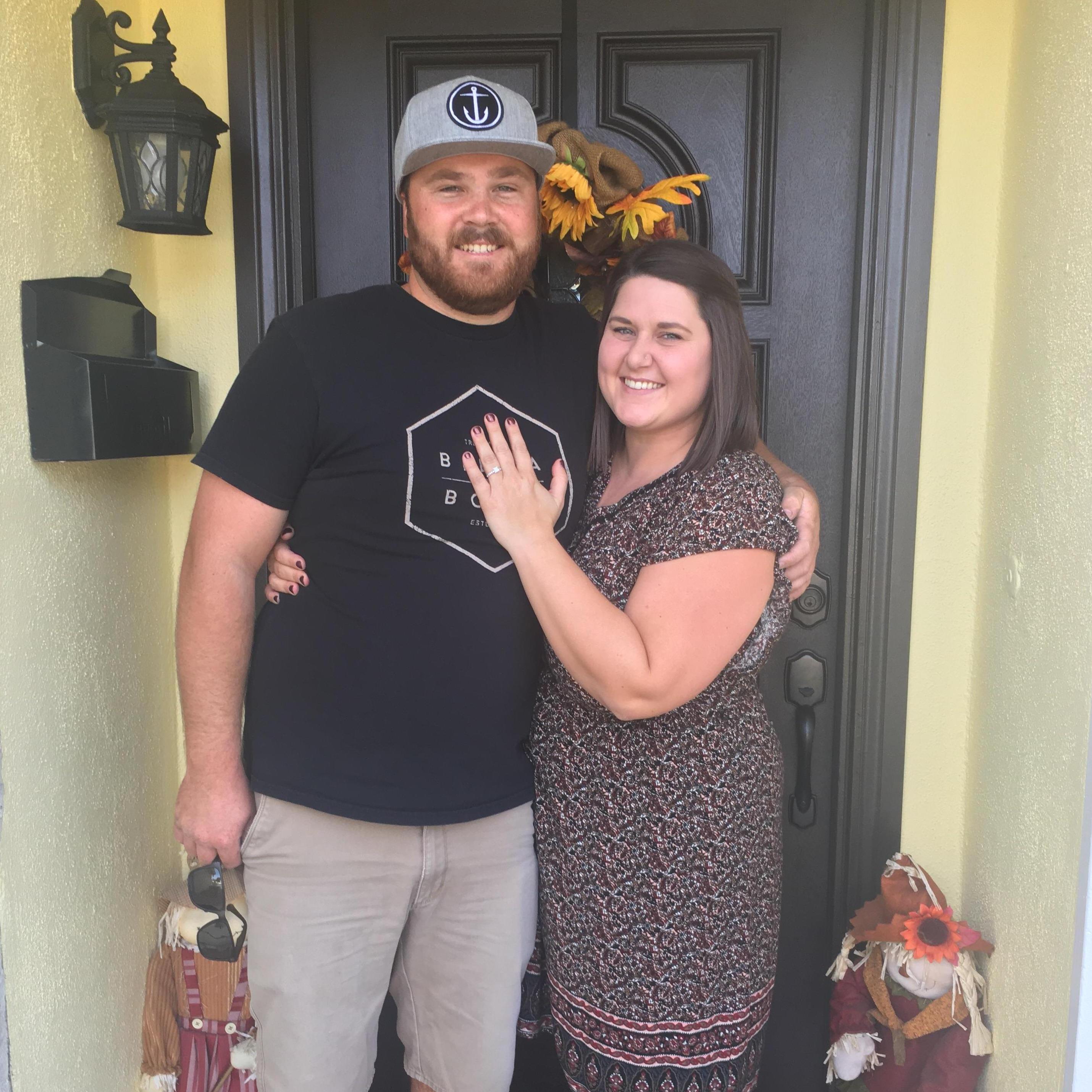 Our first Thanksgiving engaged.