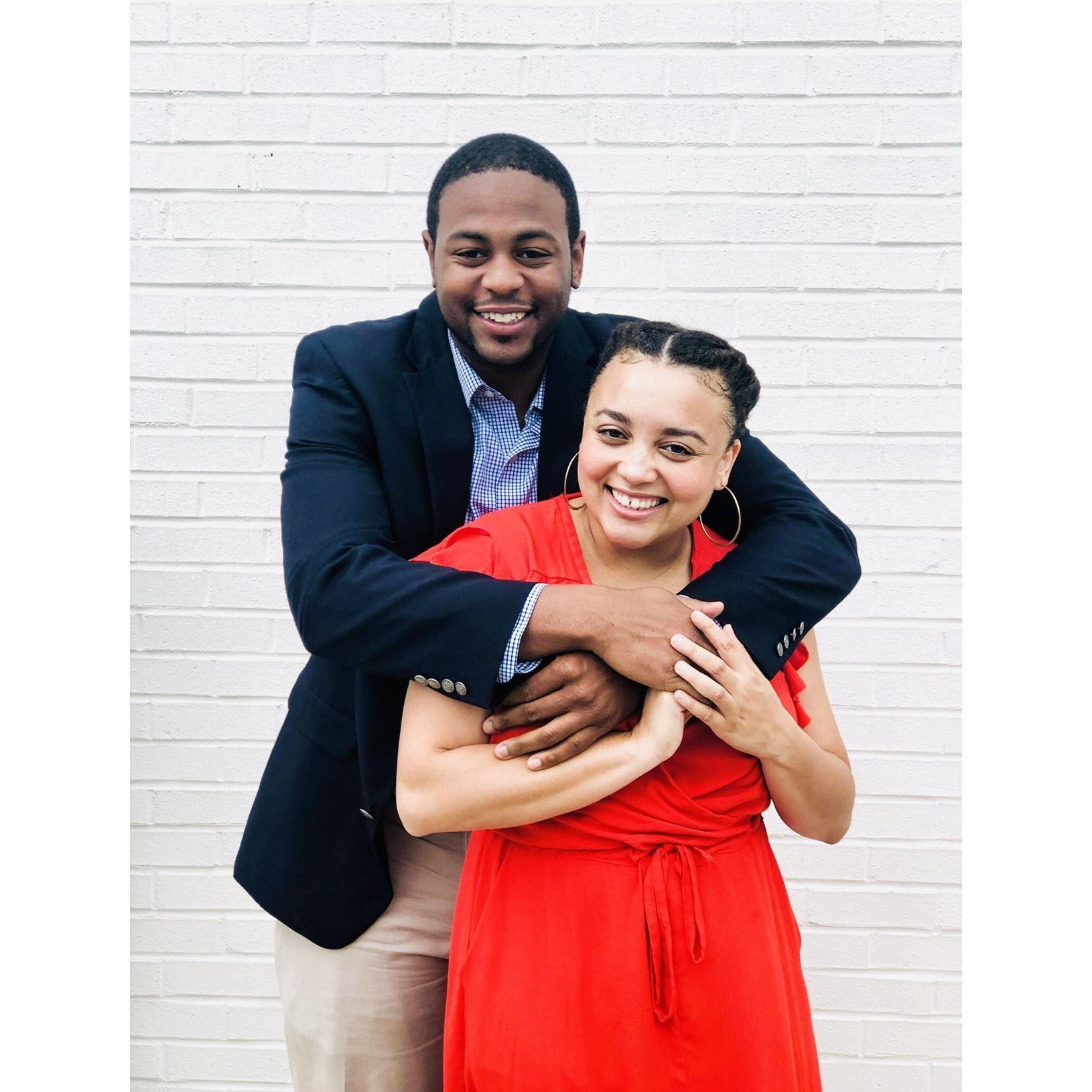 Our one year anniversary as boyfriend and girlfriend.
