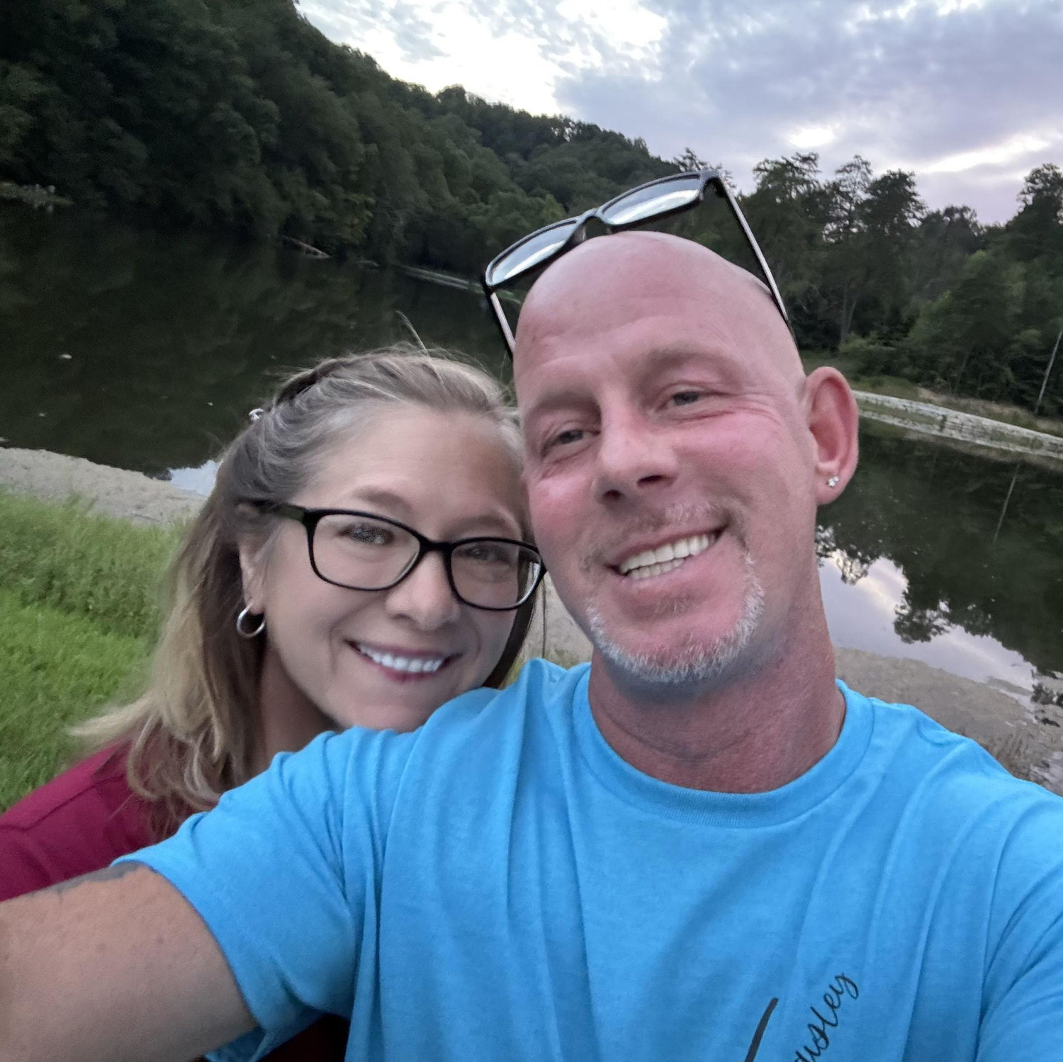One of our first dates after we started talking to one another again.