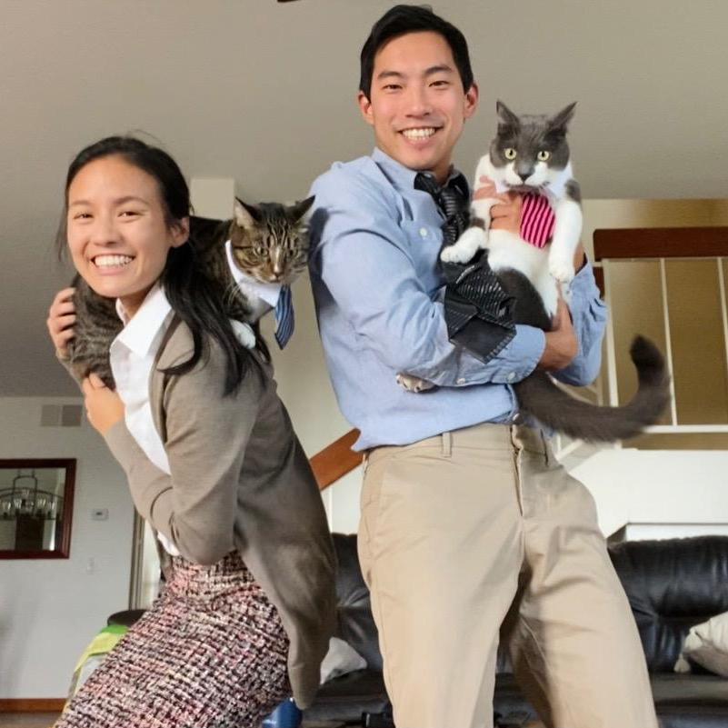 Celebrating Halloween with our furbabies.