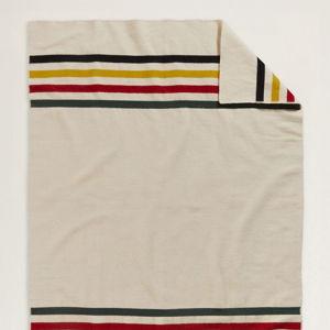 Pendleton Wool Throw Blanket, Glacier Design or other Beige/Cream
