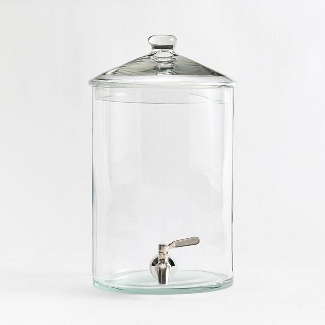 Clear Glass Drink Dispenser