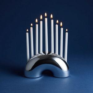 Nosh Menorah - Chrome