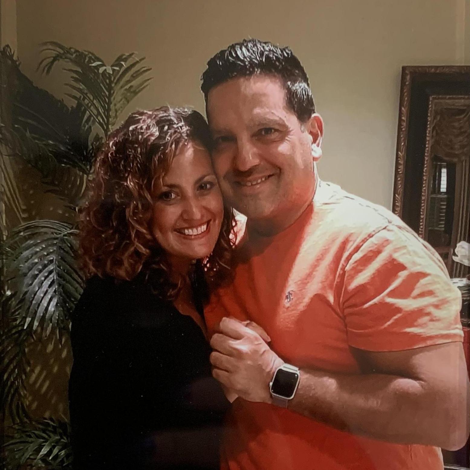 First dance: we were caught dancing alone in the living room at Nicole's mom's house. I think it was to Brown Eyed Girl. Timonium, Maryland, October 2020.