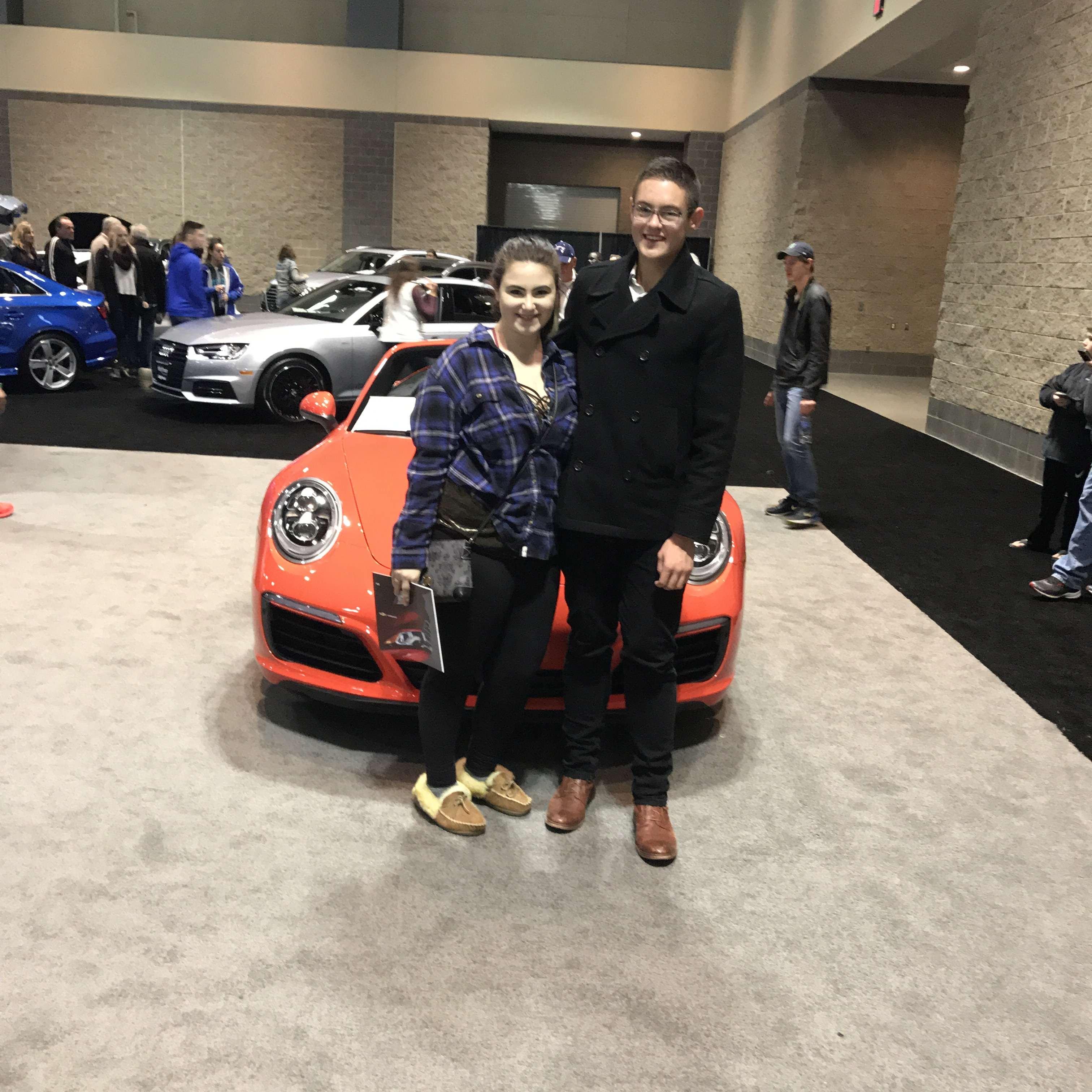 Taking advantage of free car show tickets to ask him on a third date!
