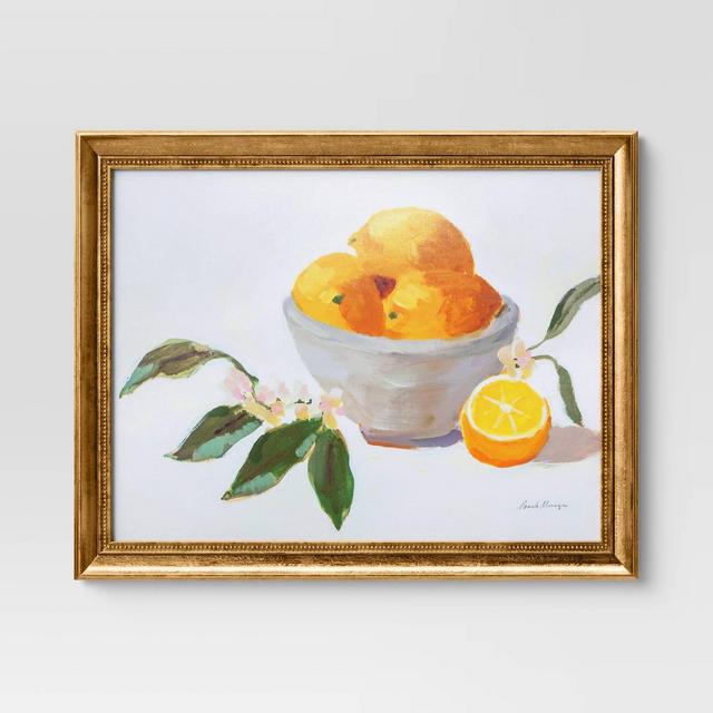 20" x 16" Fruit Still Life Framed Wall Canvas - Threshold™