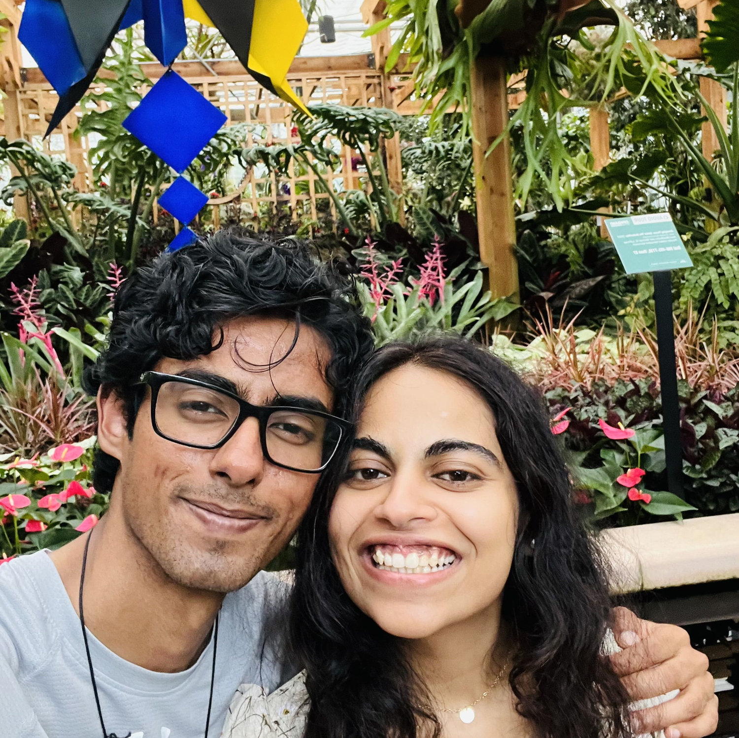 Our first trip together! We were visiting the Atlanta Botanical Gardens.