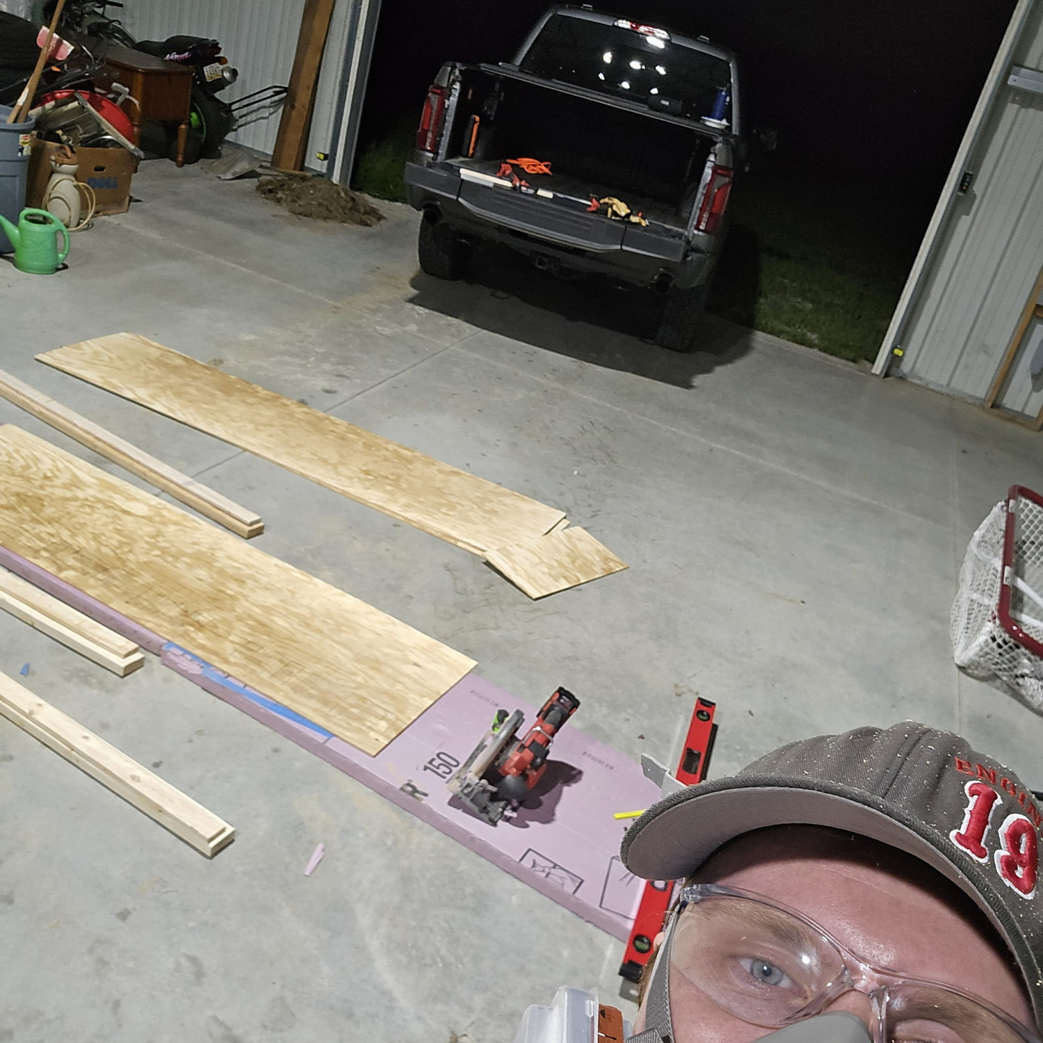 The start of the build for the proposal set.